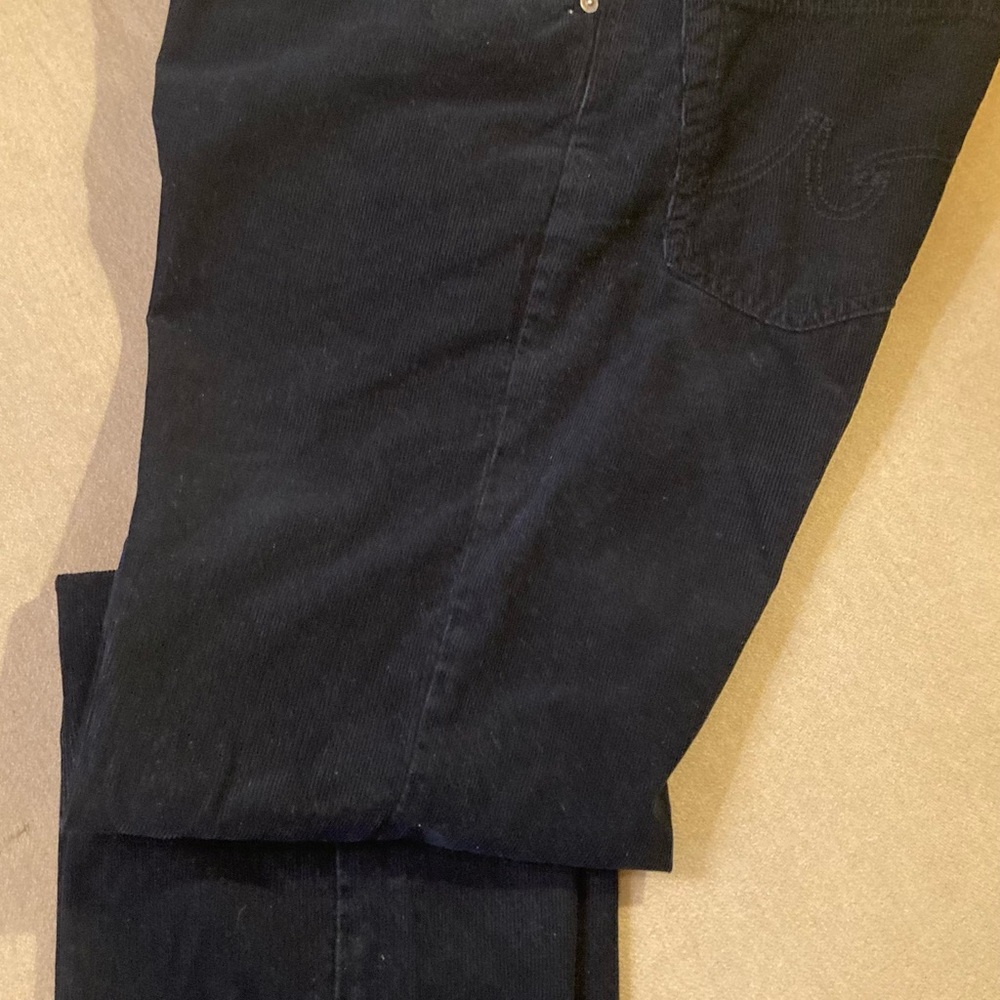 Adriano Goldschmied mens cotton small wale cord jean cut with rivets - Picture 9 of 10